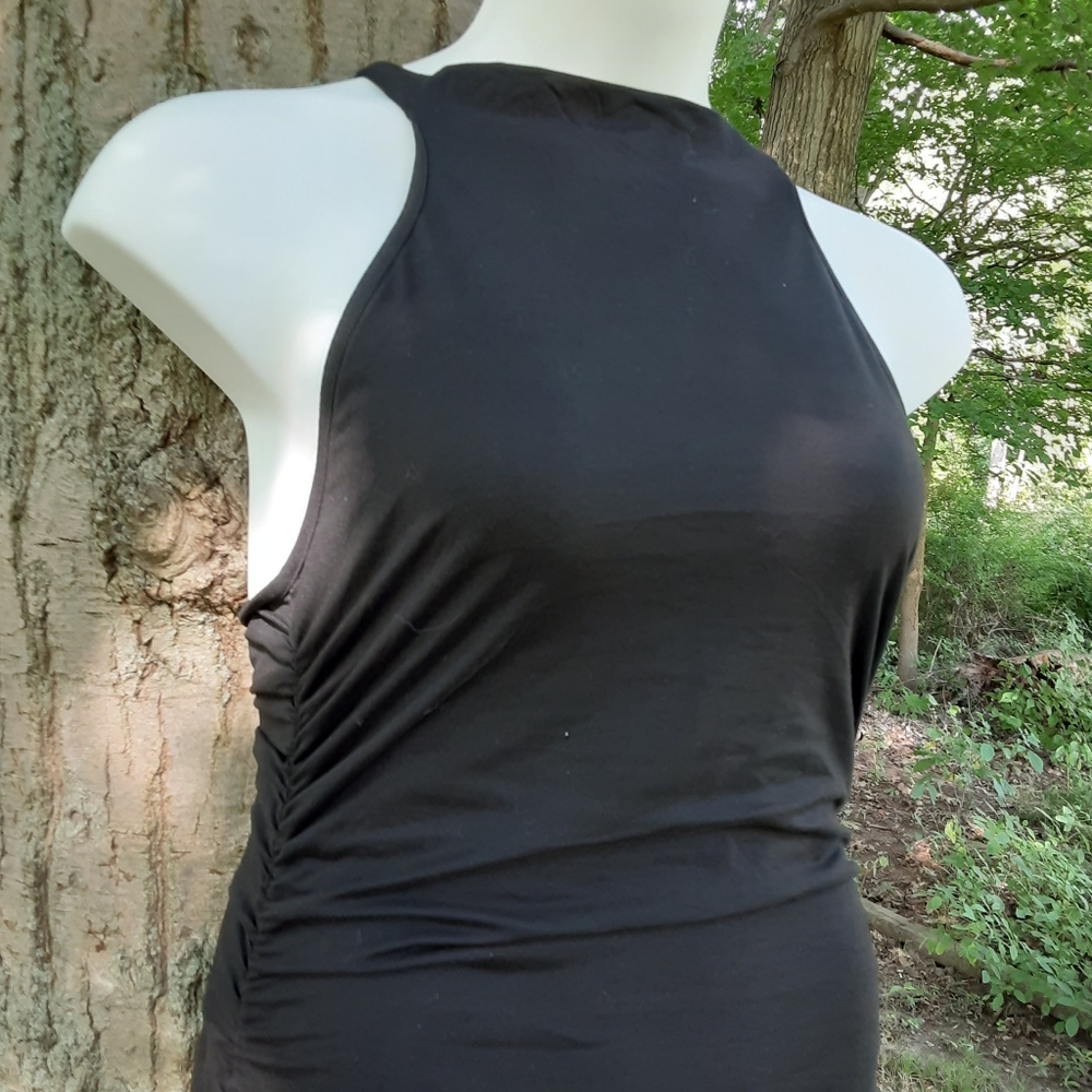 🖤 SHEIN L Halter pencil maxi dress nwot - Picture 3 of 5